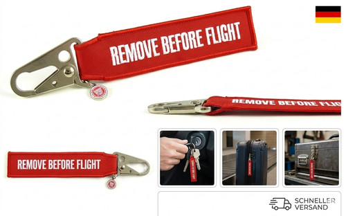 Remove before flight - before,