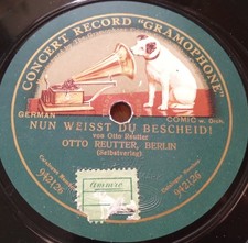 SELTEN OTTO REUTTER NUN WEISST DU BESCHEID DAS IST SO EINFACH SCHELLACK 78RPM