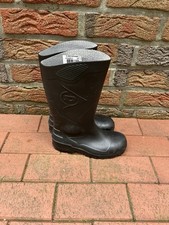 Dunlop Sicherheits-Gummistiefeln S5 mit Stahlkappe und Stahlsohle. Gr. 37