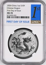 NGC MS70 FDOI China 2026