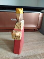 König Ostheimer Holz Figur Waldorf Brandstempel  Alte Version 