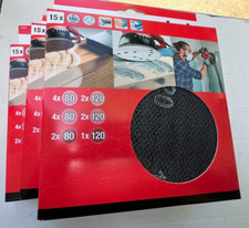 KWB 3 Packungen  Schleifpapier rund 180mm Quick Stick  MIX   / Cont2Pal1K3