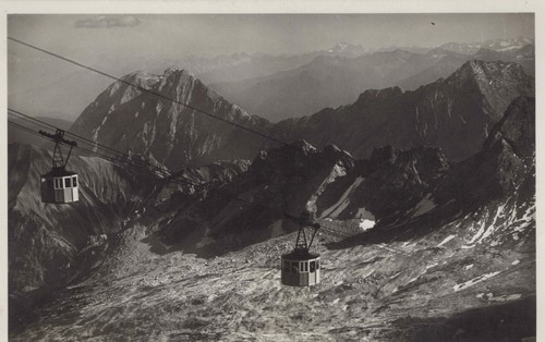 Bayerische zugspitzbahn - ak,