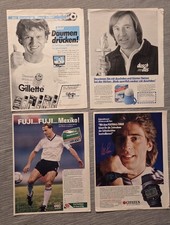 Fußballer Werbebilder 80er