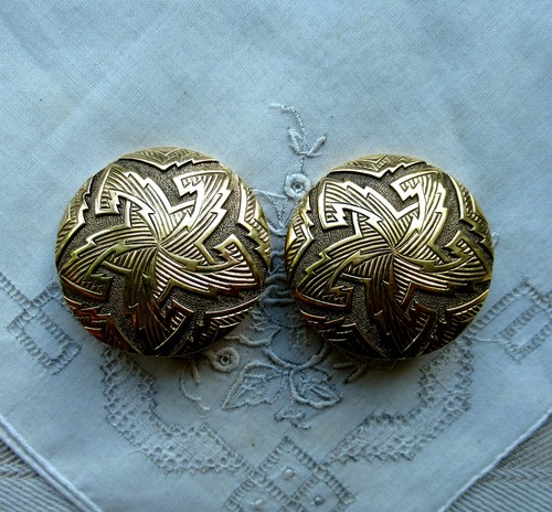 Goldene ohrclips ornamente - goldene,