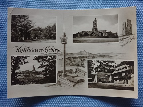 Old postcard kyffhäuser - postcard, ak