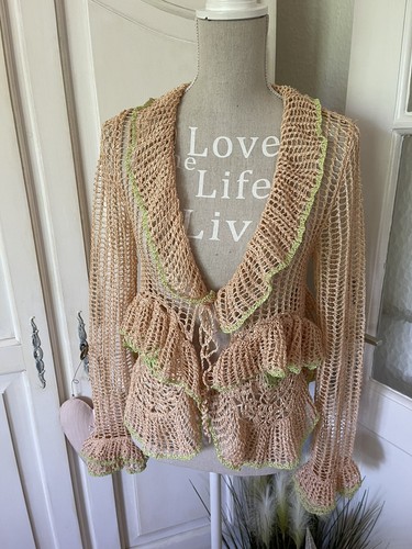 Zara häkelstrickjacke - zara,