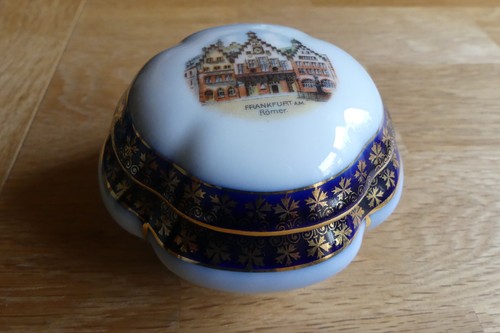Porzellandose kobaltblau 75 - ,, kobaltblau,