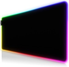 RGB Gaming Mauspad - LED Schreibtischunterlage - 900x400 mm