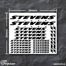 Stevens Stickersatz Schwarz |
