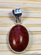 Schaumkoralle Anhänger 925