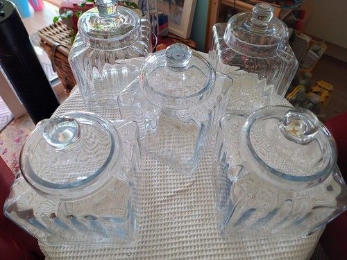 Glas vorratsdosen 5 - 5x,