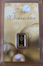 Degussa 1g Goldbarren 999,9