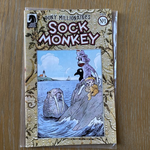 Sock monkey 2003 dark horse - monkey,