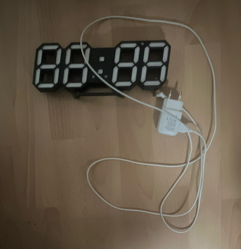 Digitaler led wecker schwarz - led-wecker,