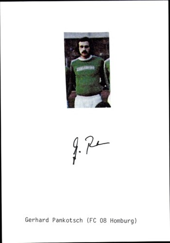 Autogramm fußballer gerhard - fußballer,
