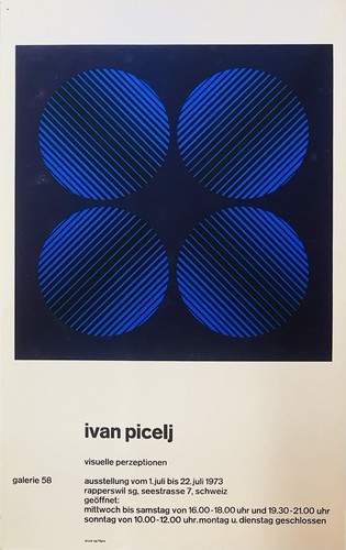 Original ivan picelj siebdruck - ivan,