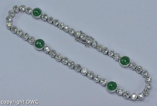 Armband mit smaragd diamant - armband,