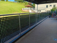 Edelstahl Balkon Geländer Alu