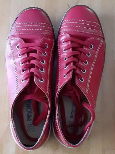 Leder sneaker zum schüren - leder,