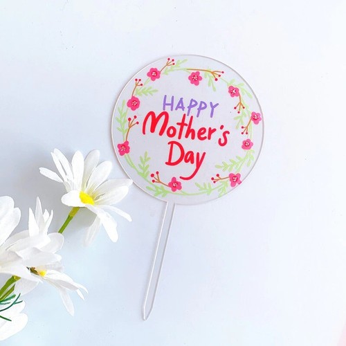 Acryl cake topper happy - cake,