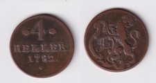 4 Heller Kupfer Münze Hessen