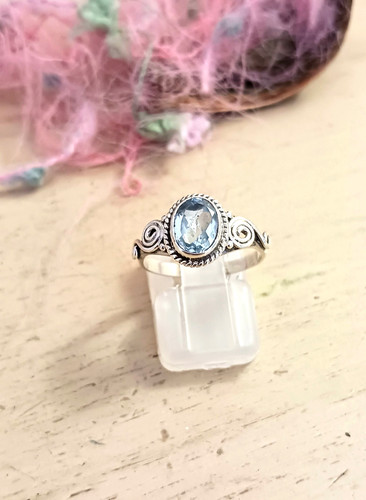 Aquamarin sterling silber - aquamarin,