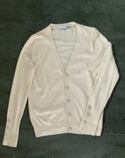 Strickjacke von Zara, Größe M, beige /  ecru, Größe M, mit Schmuckknöpfen