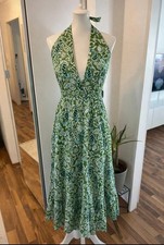 Grünes kleid neckholder - kleid,,
