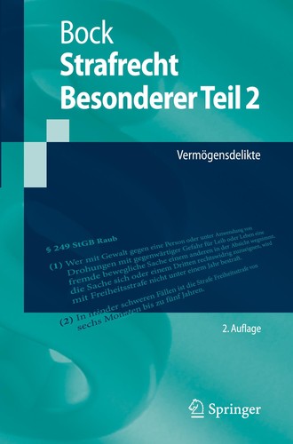 Strafrecht besonderer teil - besonderer, 2