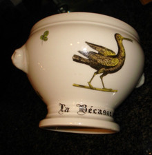 Porcelaine D ́Auteuil Paris Löwenkopf Ragout Terrine Chambord - Le Bécasse