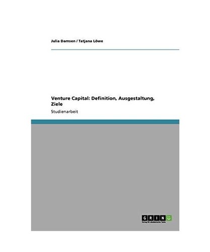 Venture capital definition - venture, capital: