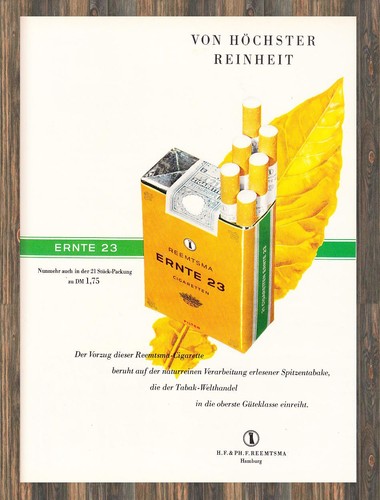 Reemtsma ernte reklame - 23,