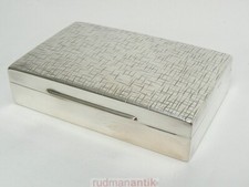 DOSE ZIGARETTENDOSE ART DECO  SILBER 835 LUTZ & WEISS PFORZHEIM - punziert