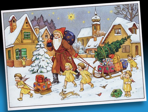 Alter adventskalender nikolaus - adventskalender,