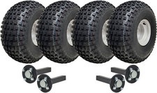 22x11.00-8 Doppel Achse Knobby Atv Quad Anhänger Set Road Block Tragfähigkeit