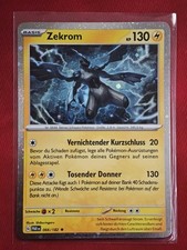 Pokemon Karte Zekrom 066/182 - Paradoxrift Promokarte Cosmo Holo - NM