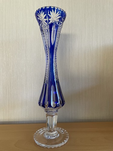 Kristallvase - , (bleikristall?)