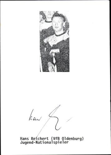 Autogramm fußballer hans - autogramm,