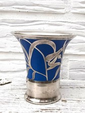 Silber Overlay Vase - Porzellan Rosenthal - Silber Friedrich Spahr 1000 10