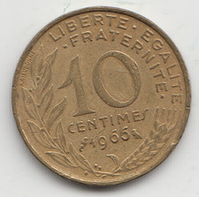 Frankreich 10 Centimes 1966