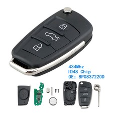 8P0837220D 3 Tasten ID48 Funk