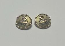 2  Knöpfe, Metall, Messing