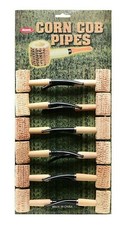 Tabakpfeife Maiskolben  Atomic Maispfeife Bicolor 12 Stück im Display  NEU!