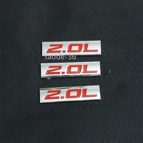 3pcs red chrome - 3pcs, silver