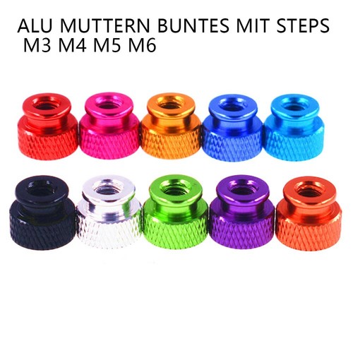 Alu muttern buntes mit steps - alu,