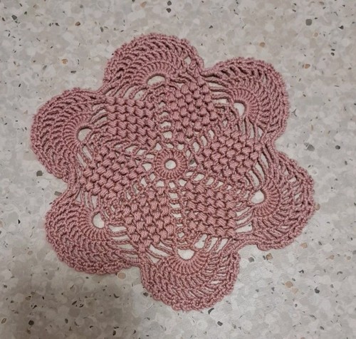 Häkeldeckchen rosa - häkeldeckchen, 16