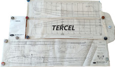 Bridi TERCEL Original BAUPLAN 1:1 * HLG * Balsa RC Segler * Geschnitten gerollt