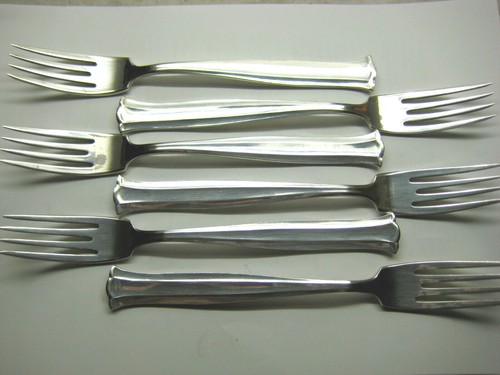 Sechs jugendstil fischgabeln - sechs,