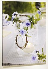 Led wandbild windlicht mit - led,